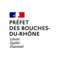 Logo de la préfecture des Bouches-du-Rhône